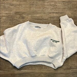 Zara crop top sweater